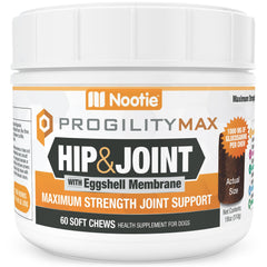 Nootie ProgilityMAX packaging avant montrant pot et étiquette, qualité NASC