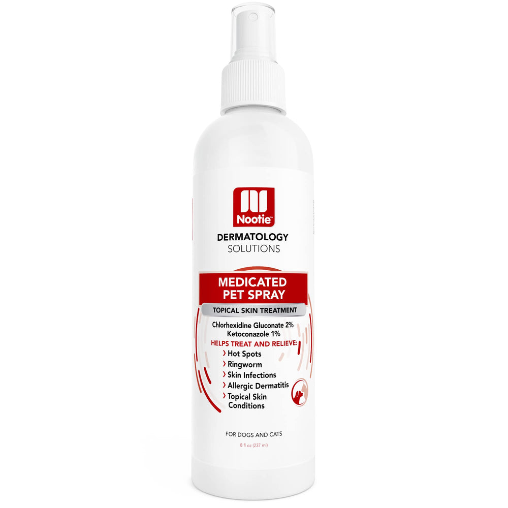 Nootie spray face de la bouteille montrant l'emballage et l'applicateur, facile à utiliser