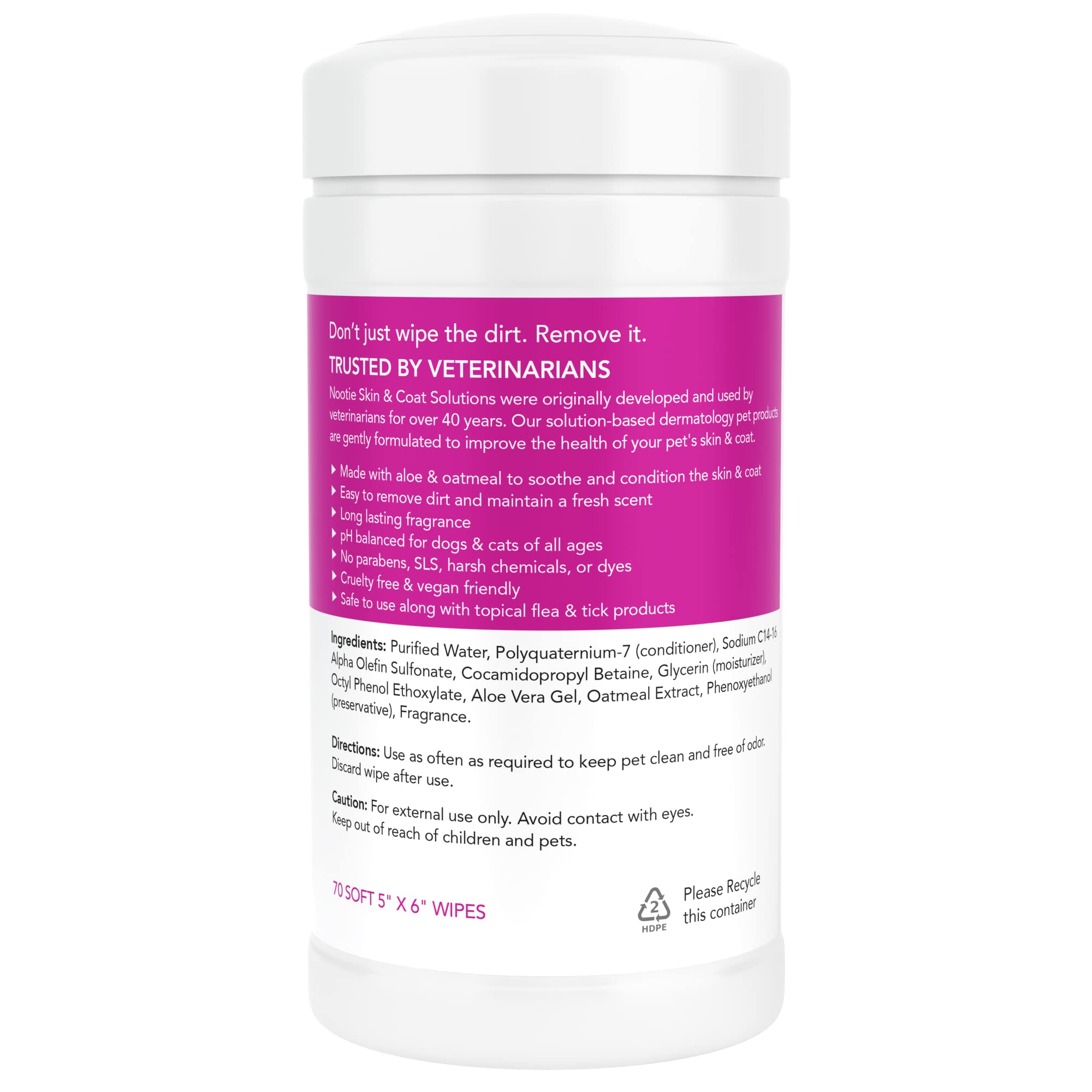 Nootie gros plan mousse sans savon illustrant l'action nettoyante douce