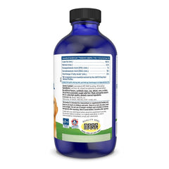 Nordic Naturals gros plan sur texture huileuse, met en valeur pureté et absorption