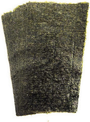 Norman's Nori feuille attachée dans un aquarium en usage offrant alimentation naturelle