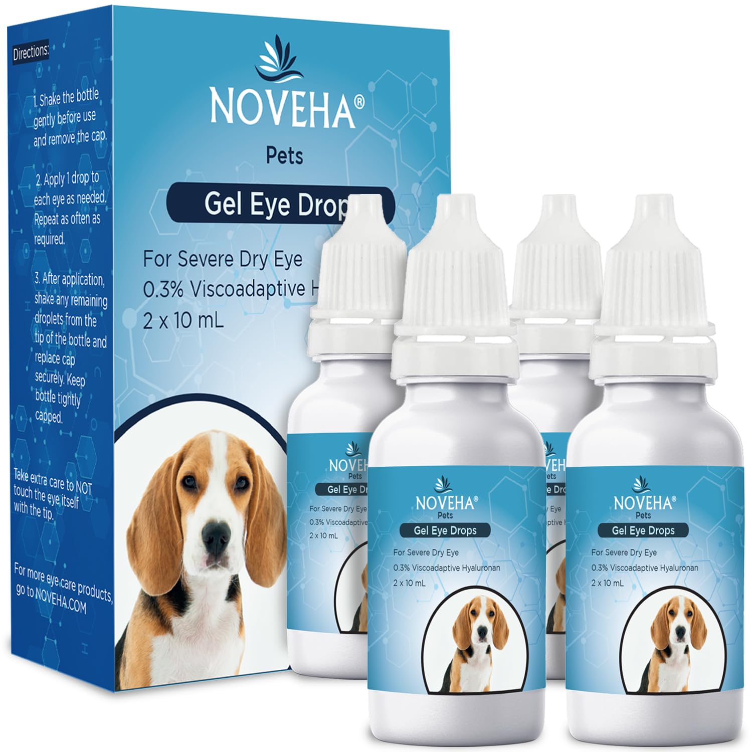NOVEHA emballage avant montrant pack double et bénéfice hydratation longue durée