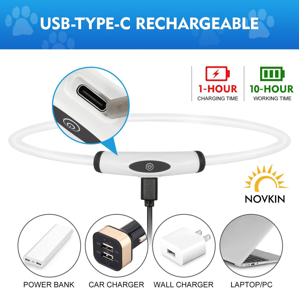 NOVKIN collier port USB-C recharge rapide et pratique