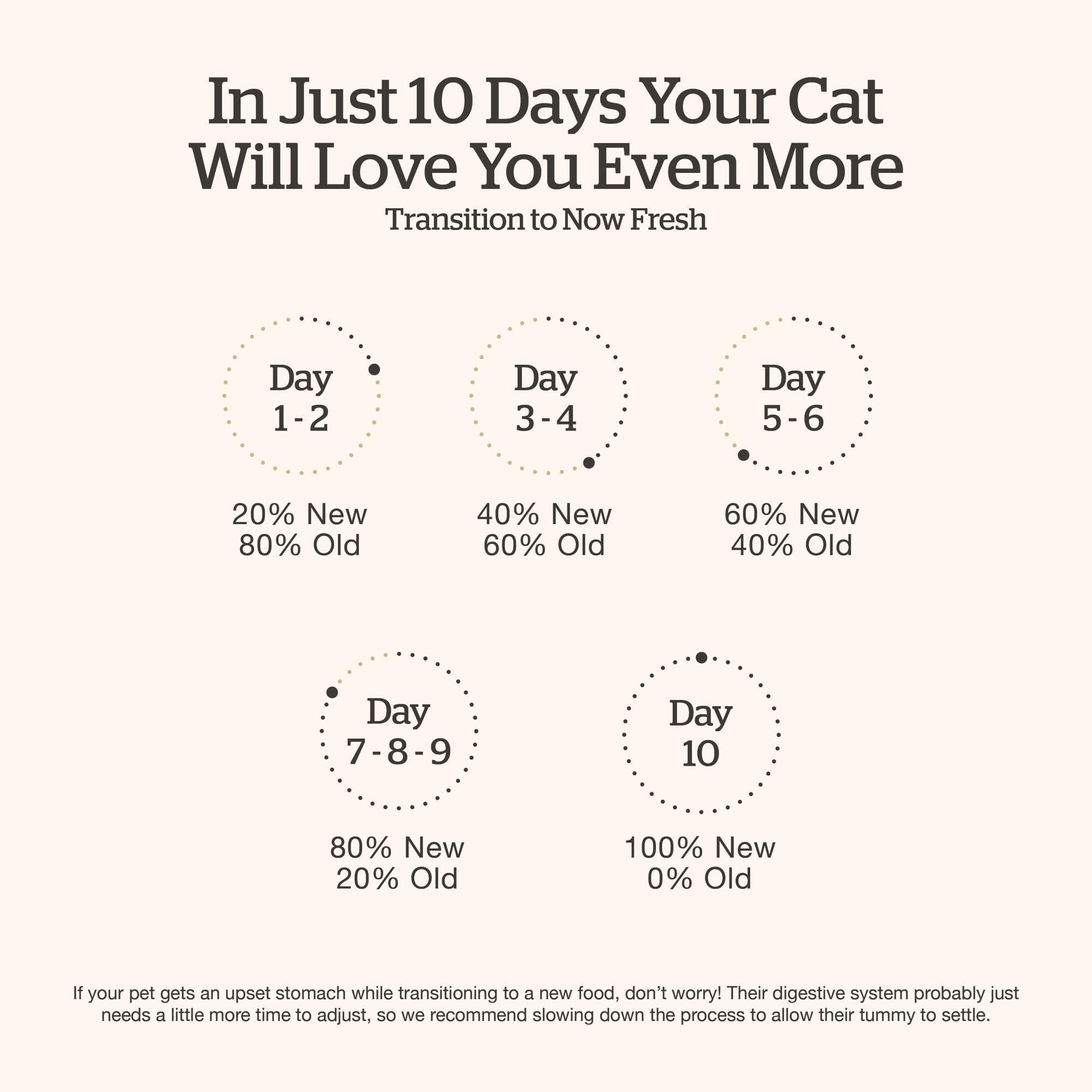 Now Fresh chat mange la recette témoignant d'acceptation par chats difficiles