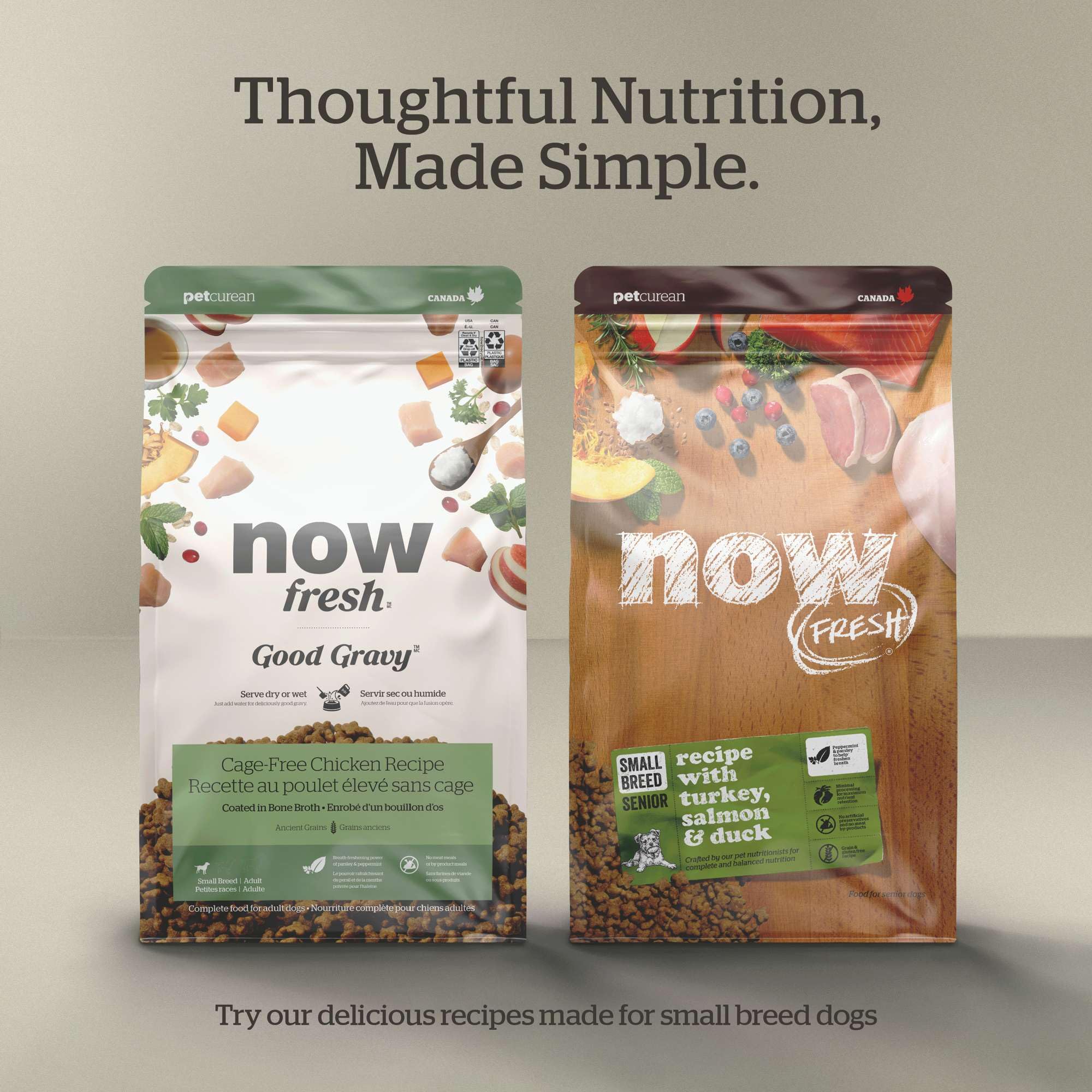 Now Fresh étiquette nutritionnelle montrant transparence et qualité