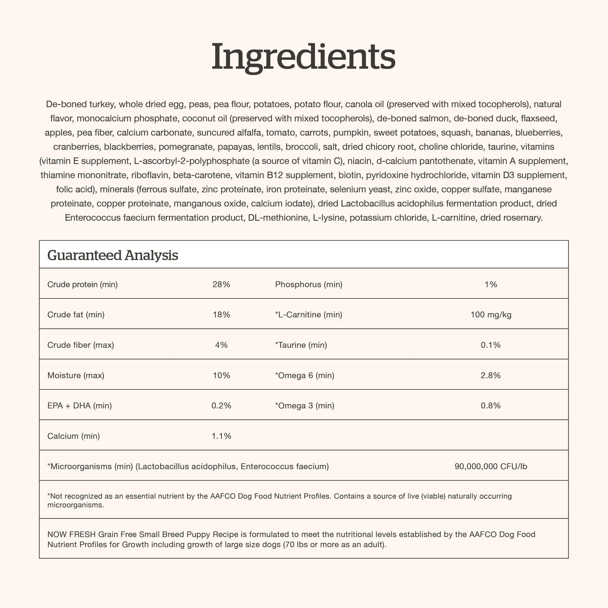 Now Fresh scène familiale montrant alimentation pour chiots en environnement domestique