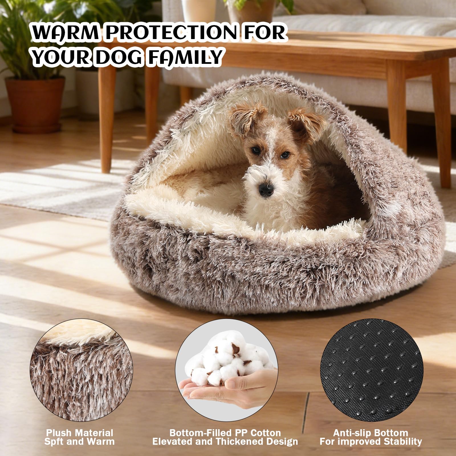NOYAL capuche ajustable gros plan montre ouverture modulable et intimité