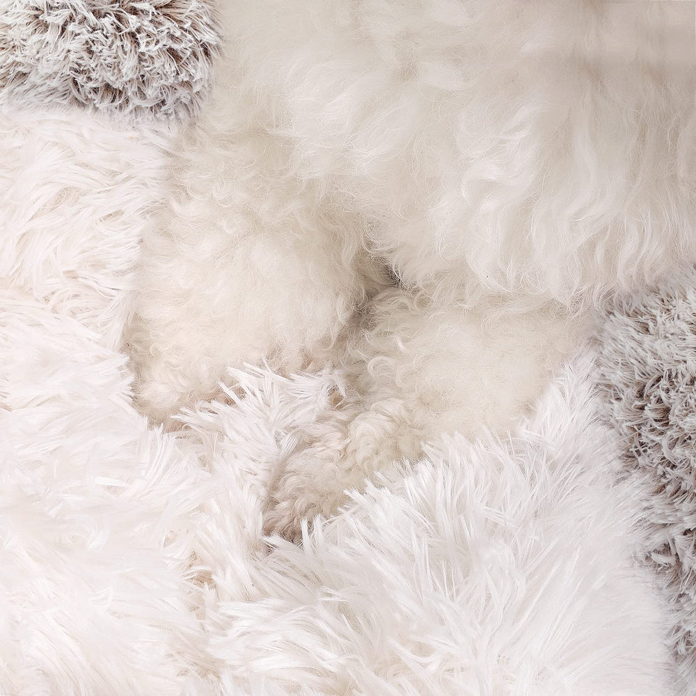 NOYAL texture peluche douce gros plan offre chaleur et confort