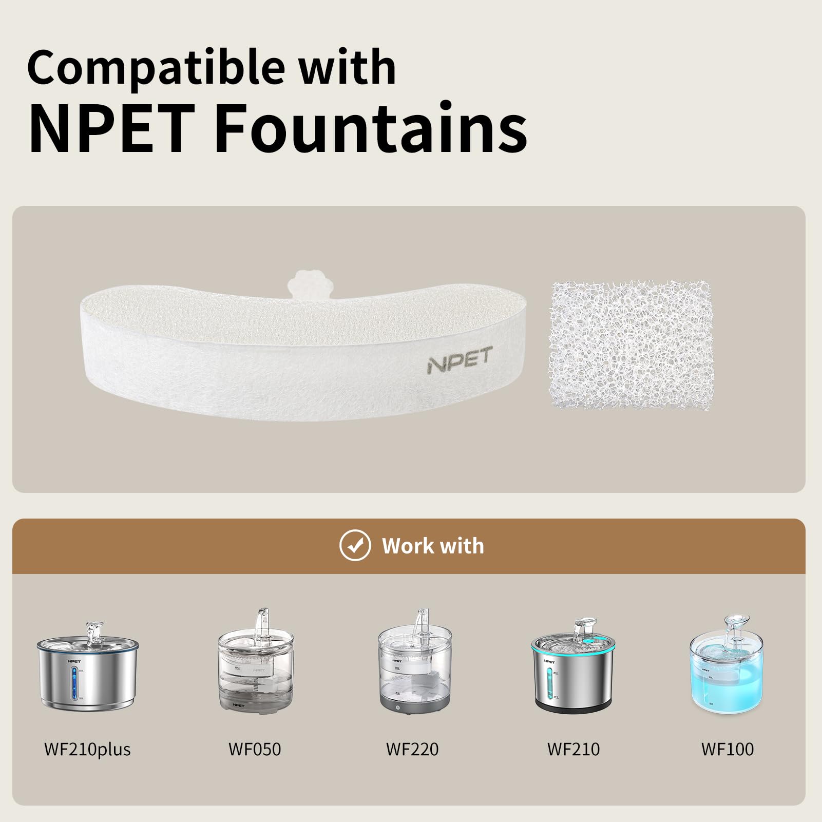 NPET comparaison taille à la main pour évaluer dimension et compatibilité facile