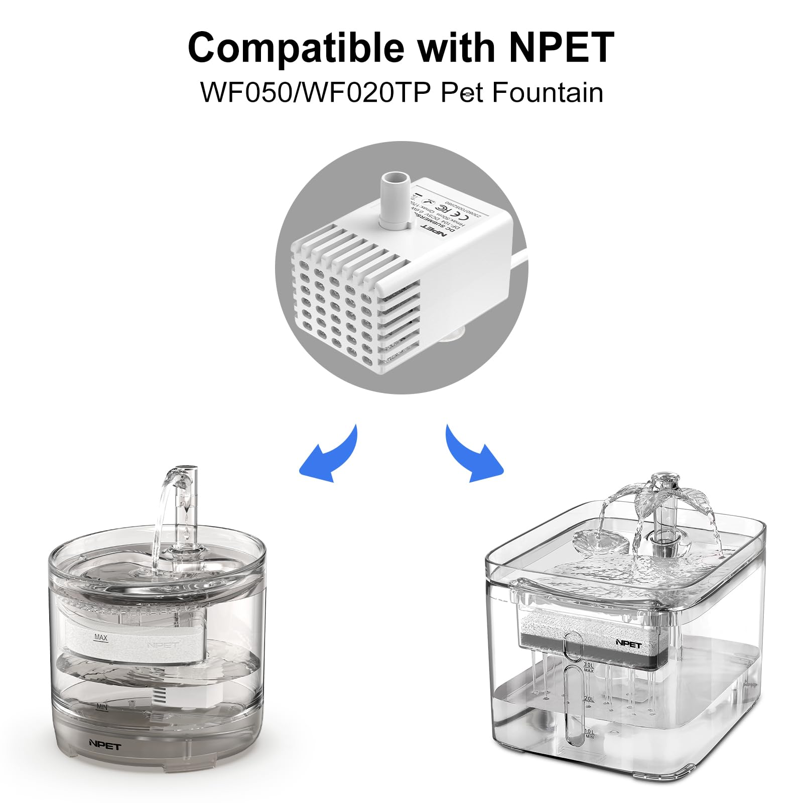 NPET ensemble de composants inclus pour remplacement complet, montage sans souci