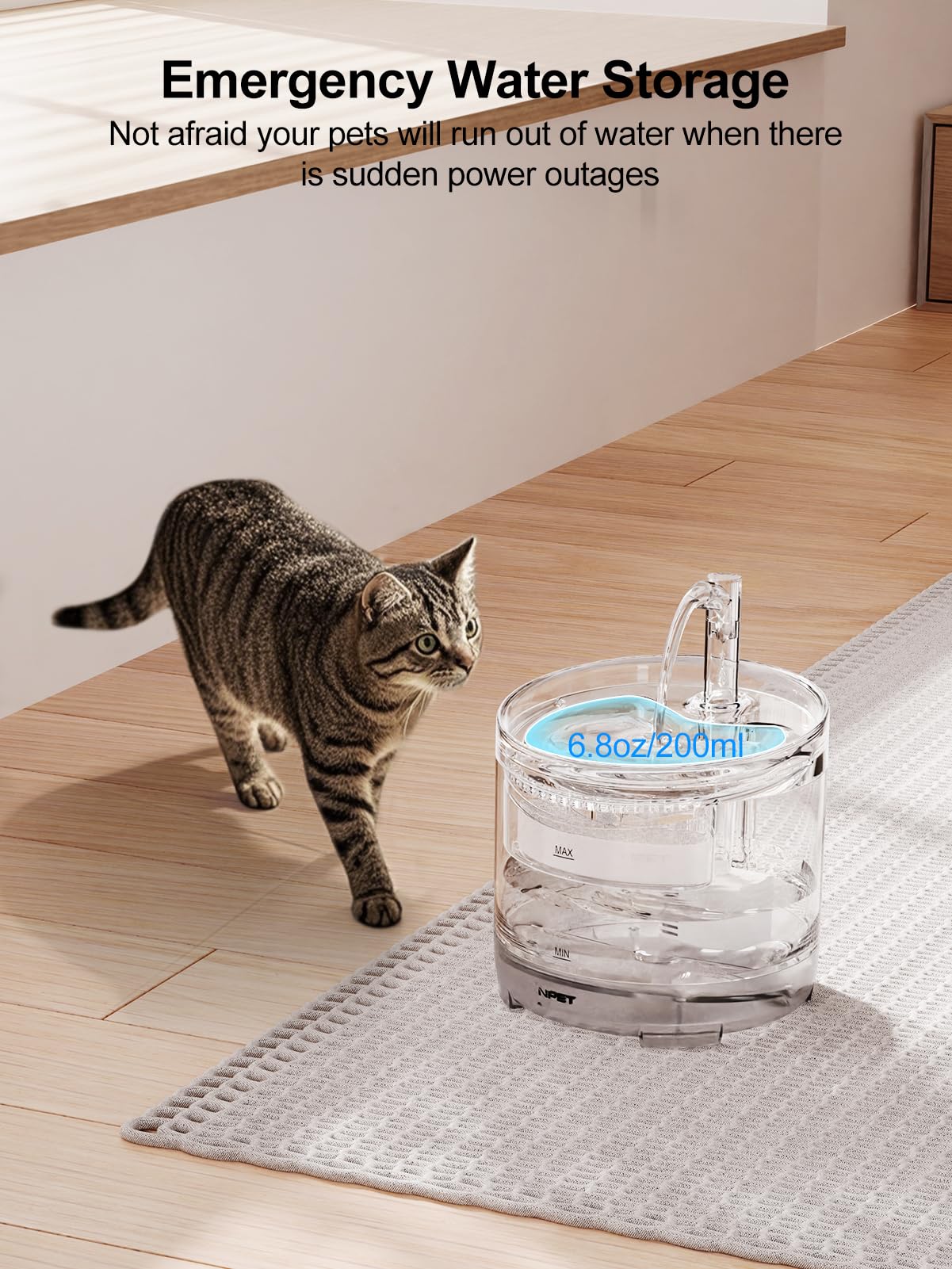 NPET cartouche filtrante trois couches garantissant eau plus propre