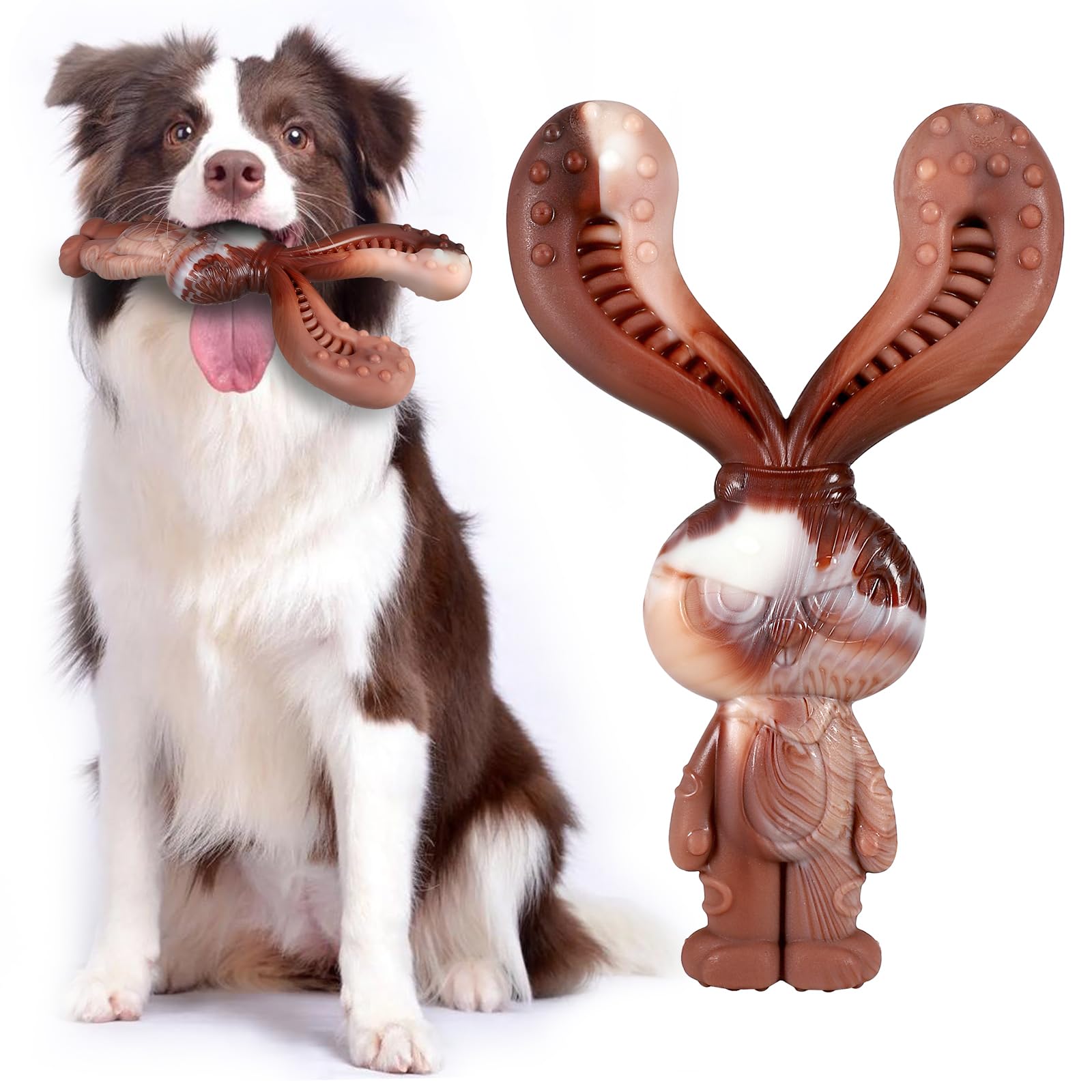 NTFWG emballage avant du jouet lapin durable montrant solidité et sécurité