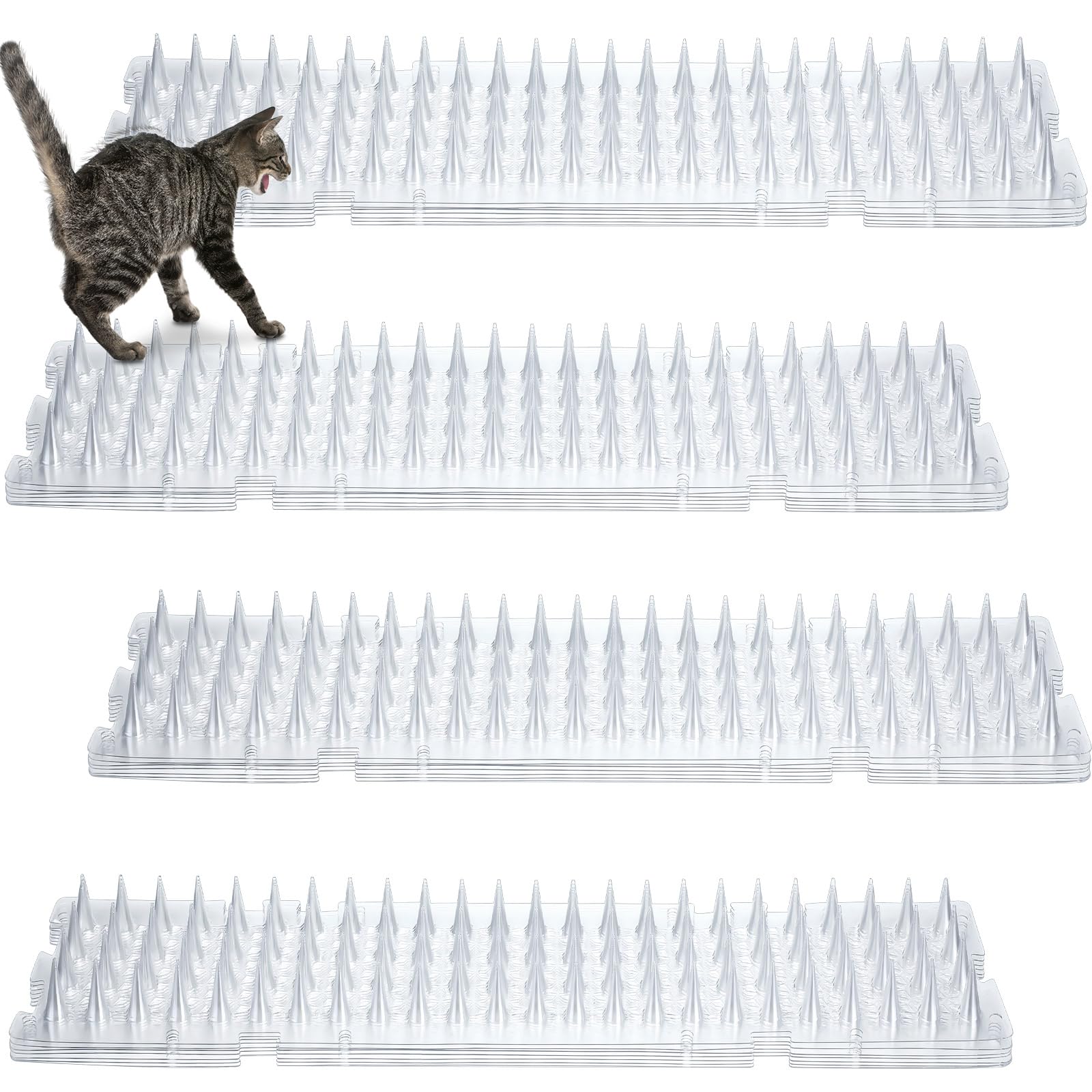 Nuanchu paquet de 12 tapis transparents pratique pour protéger plusieurs zones
