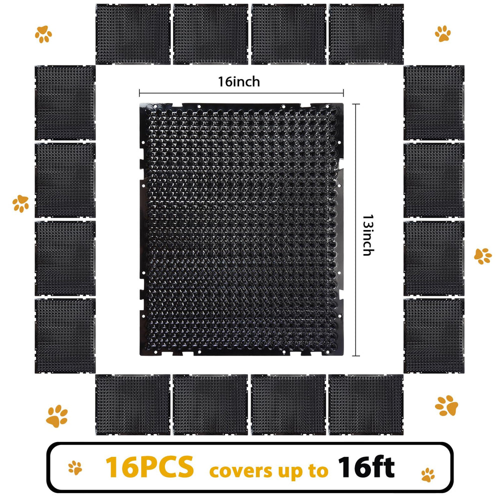 Nuanchu tapis posé sur rebord de bassin empêchant les chats d'approcher