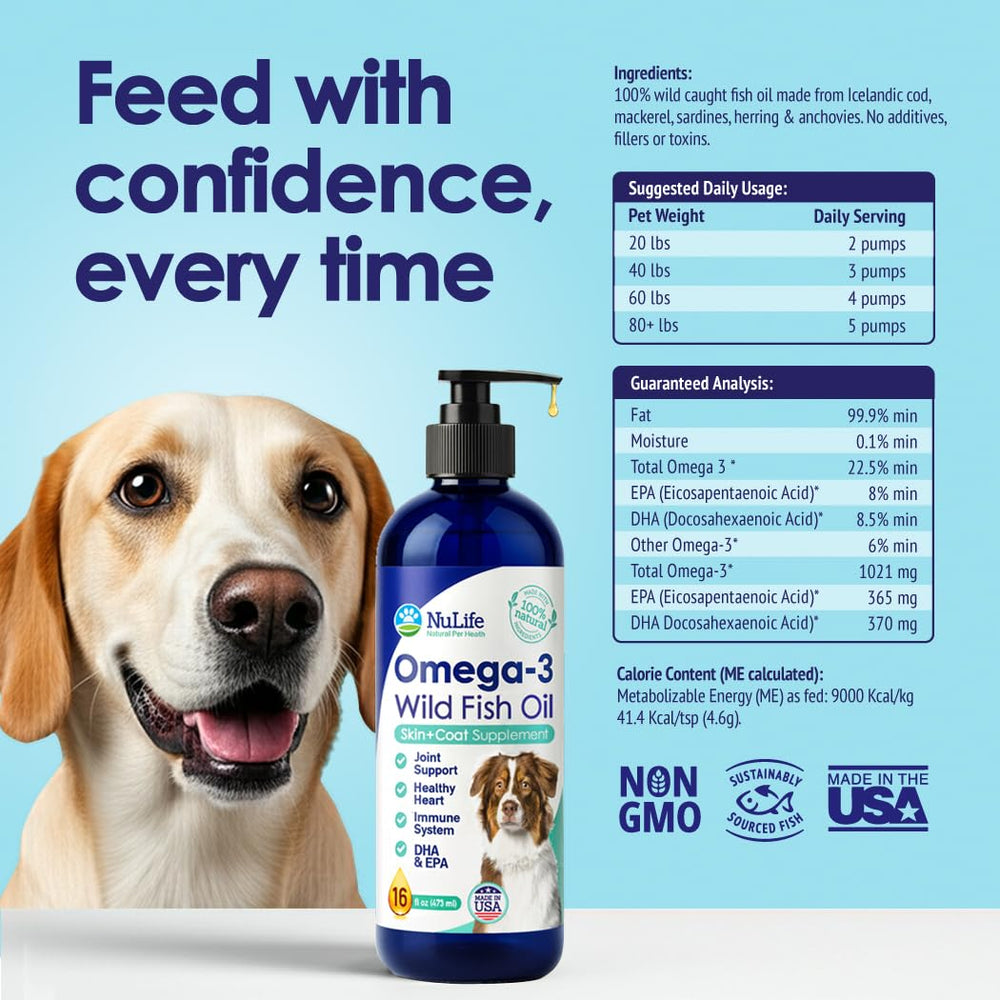 NuLife emballage avec labels GMP et non-GMO garantissant qualité élevée