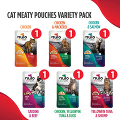 Nulo empilement de sachets illustrant le pack variété pratique