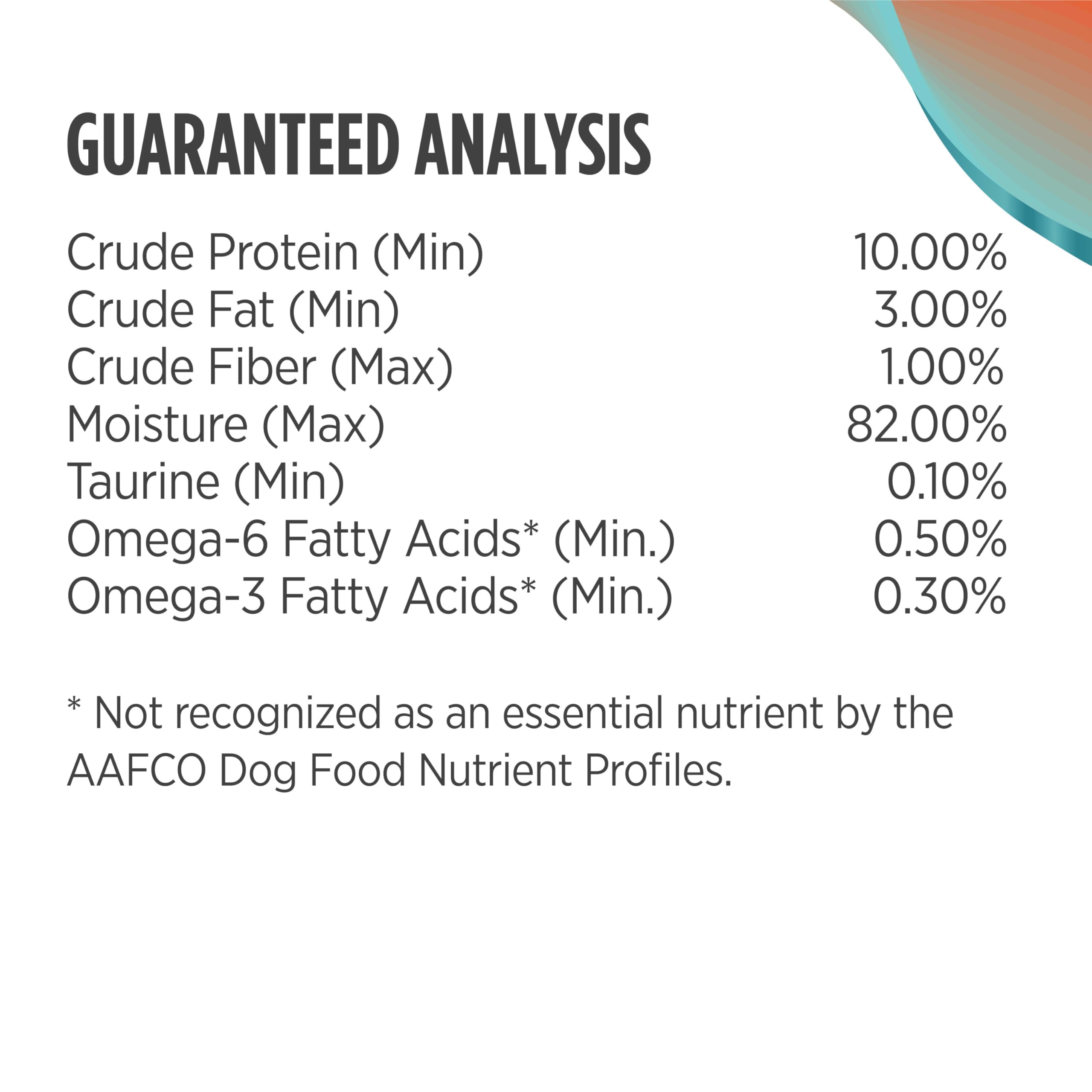 Nulo étiquette composition montrant informations nutritionnelles claires
