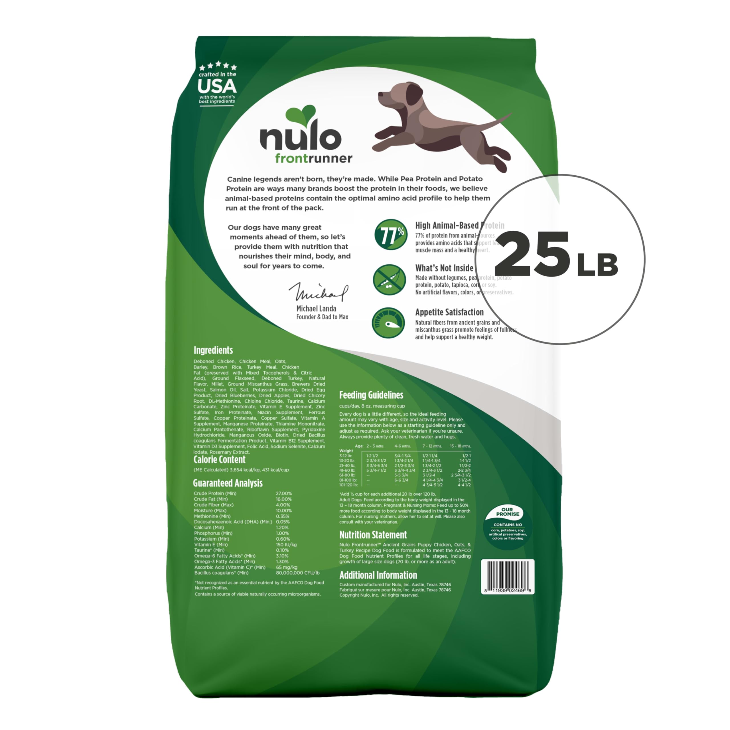 Nulo Frontrunner chiot joueur pelage brillant vitalité active
