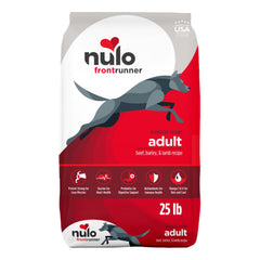 Nulo sachet 25 lb face montrant l'emballage et informations produit, rassure qualité