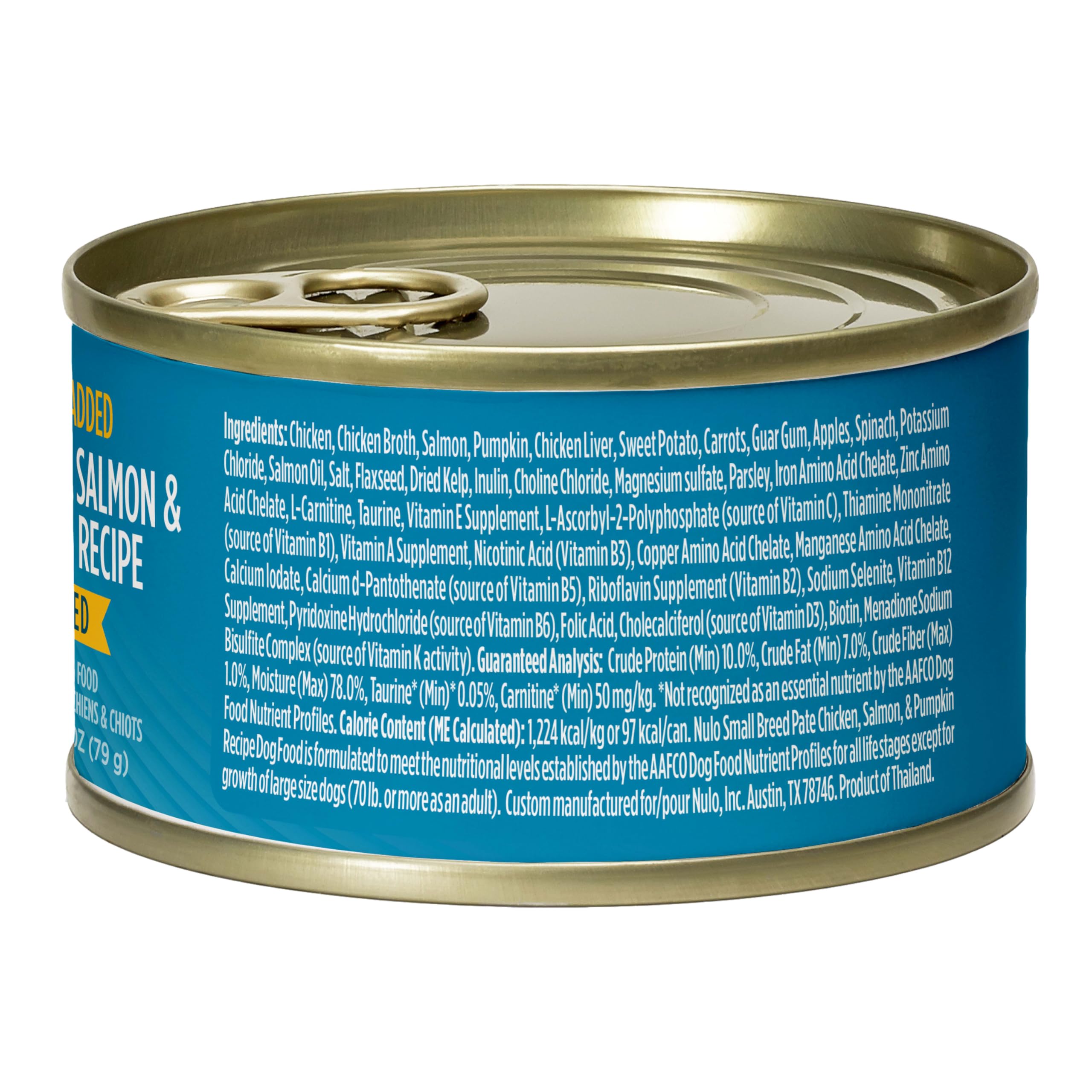 Nulo pâtée présentée dans une cuisine cosy montrant repas pratique à la maison