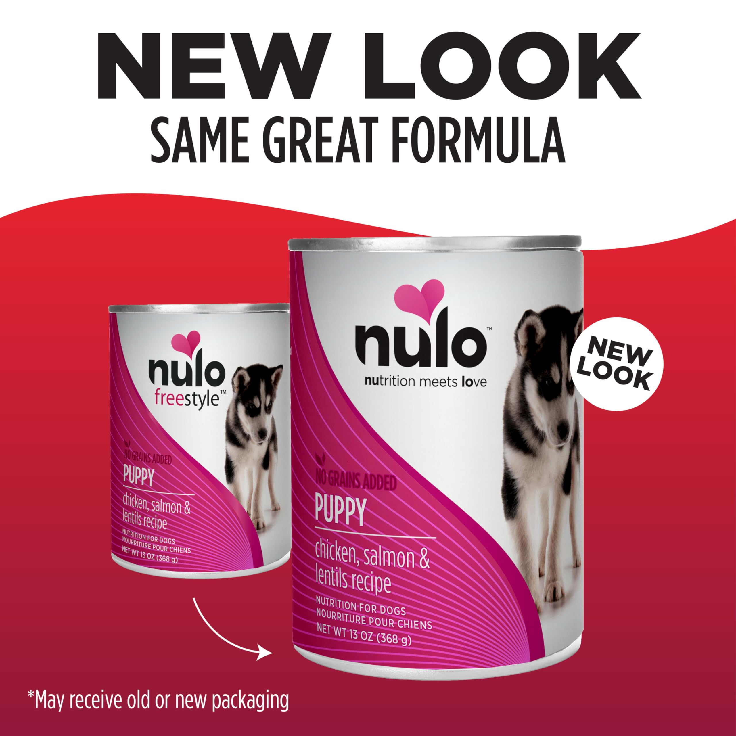 Nulo Puppy gros plan de la texture humide pour une digestion facilitée