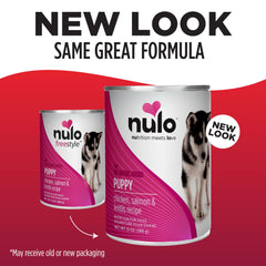 Nulo Puppy gros plan de la texture humide pour une digestion facilitée