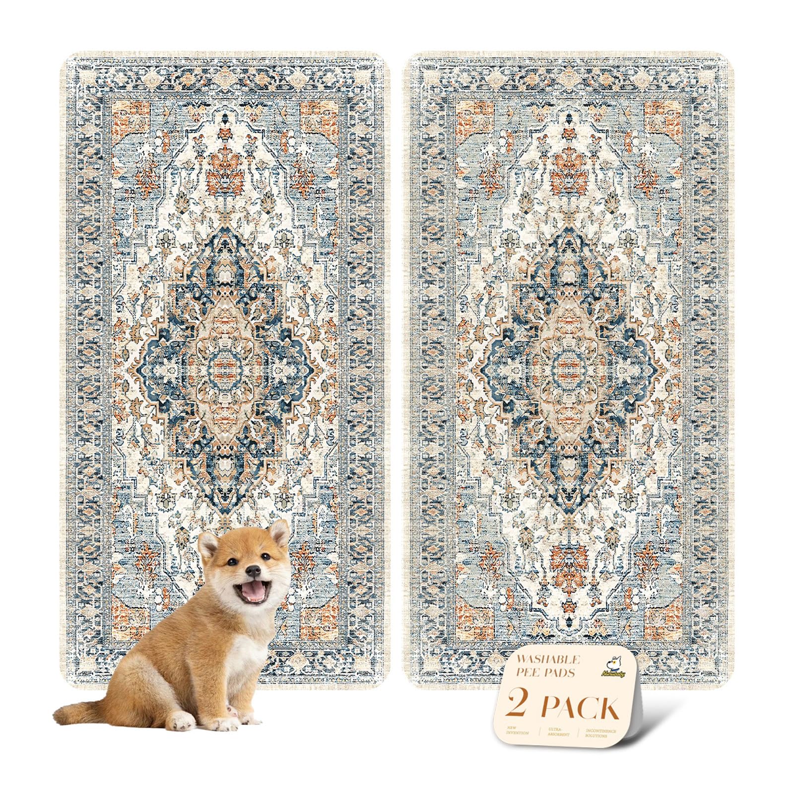 nunubaby tapis face avant beige multi montrant protection élégante