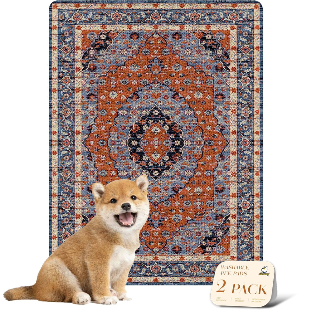 nunubaby vue avant du tapis rouge fleurs protégeant le sol