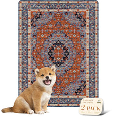 nunubaby vue avant du tapis rouge fleurs protégeant le sol