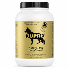 Nupro emballage avant montrant le produit et les bénéfices naturels