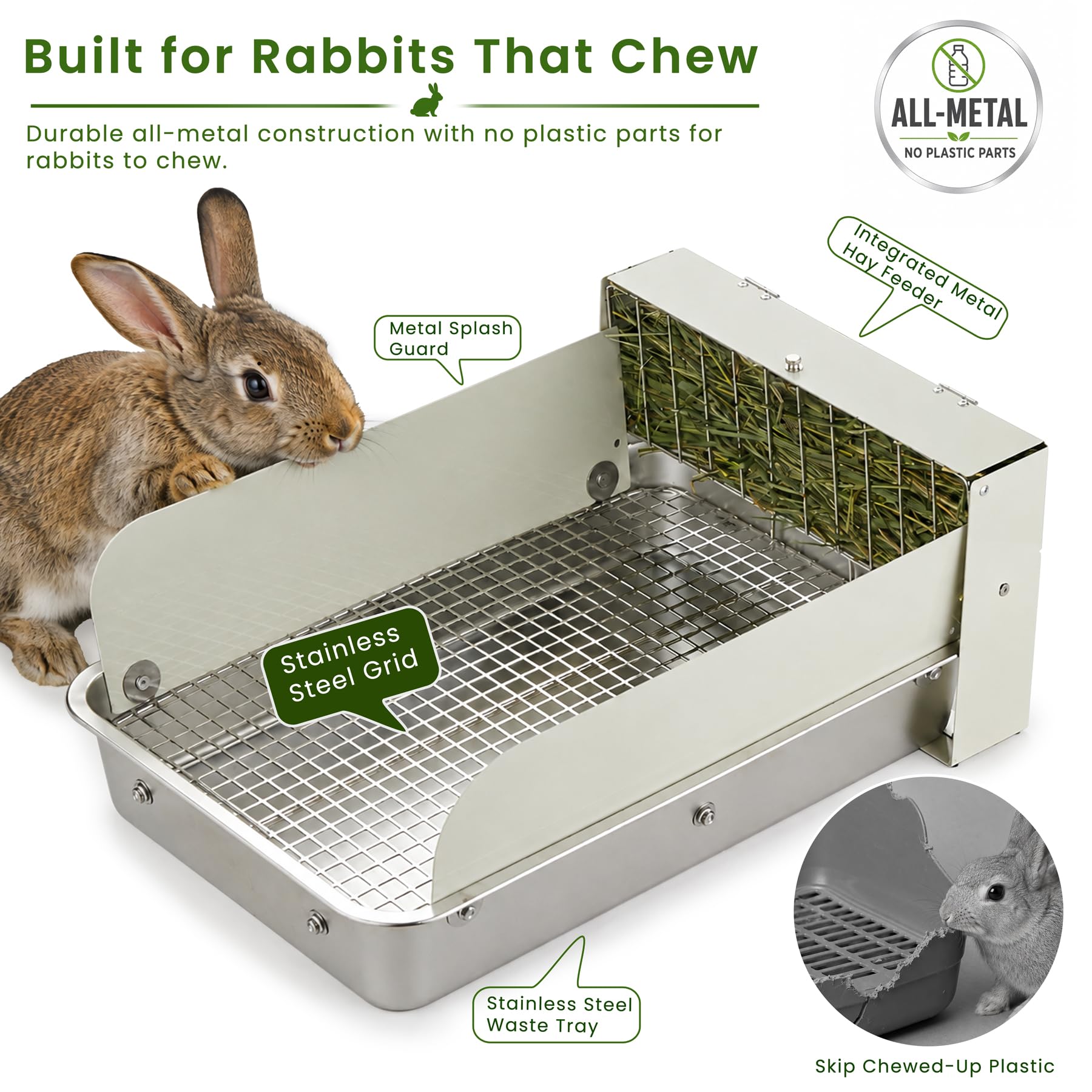 Nurfyme comparaison d'échelle avec un lapin moyen, confirme confort taille