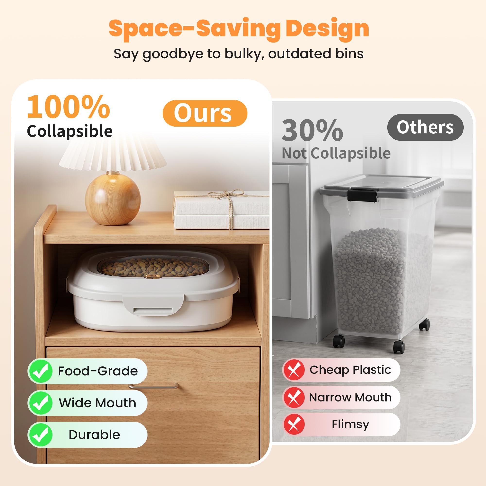 NURYO en situation dans cuisine montrant adaptation aux placards