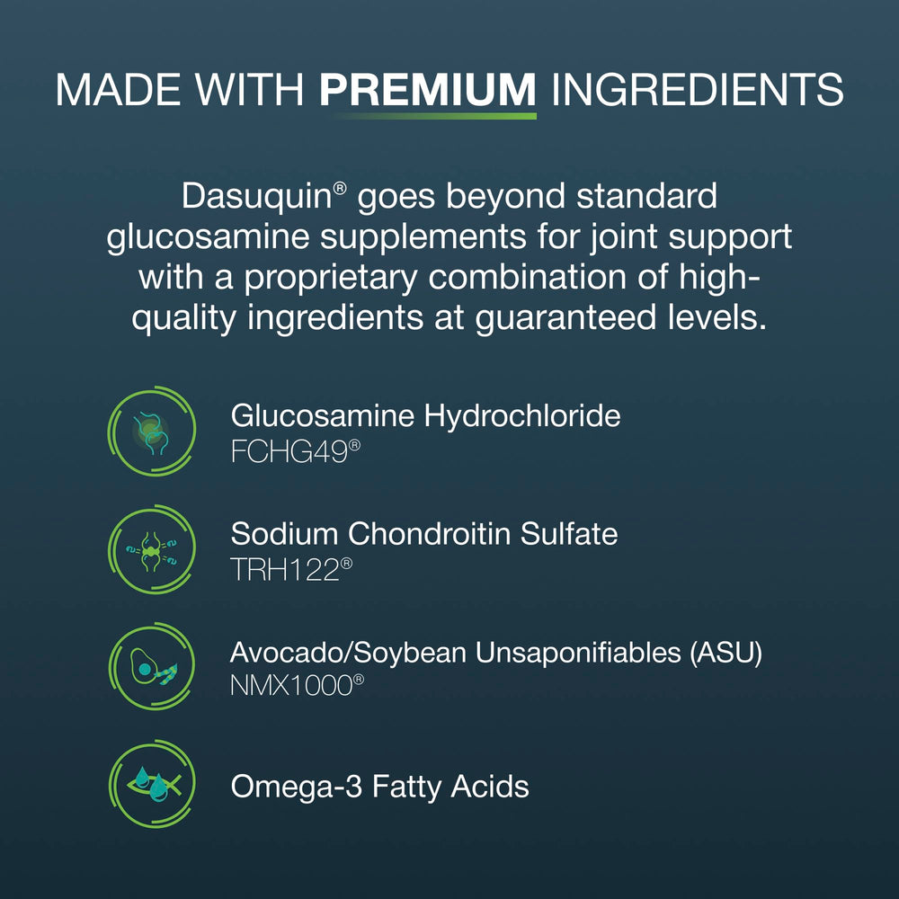 Nutramax Dasuquin friandises dans un bol illustrant portion quotidienne