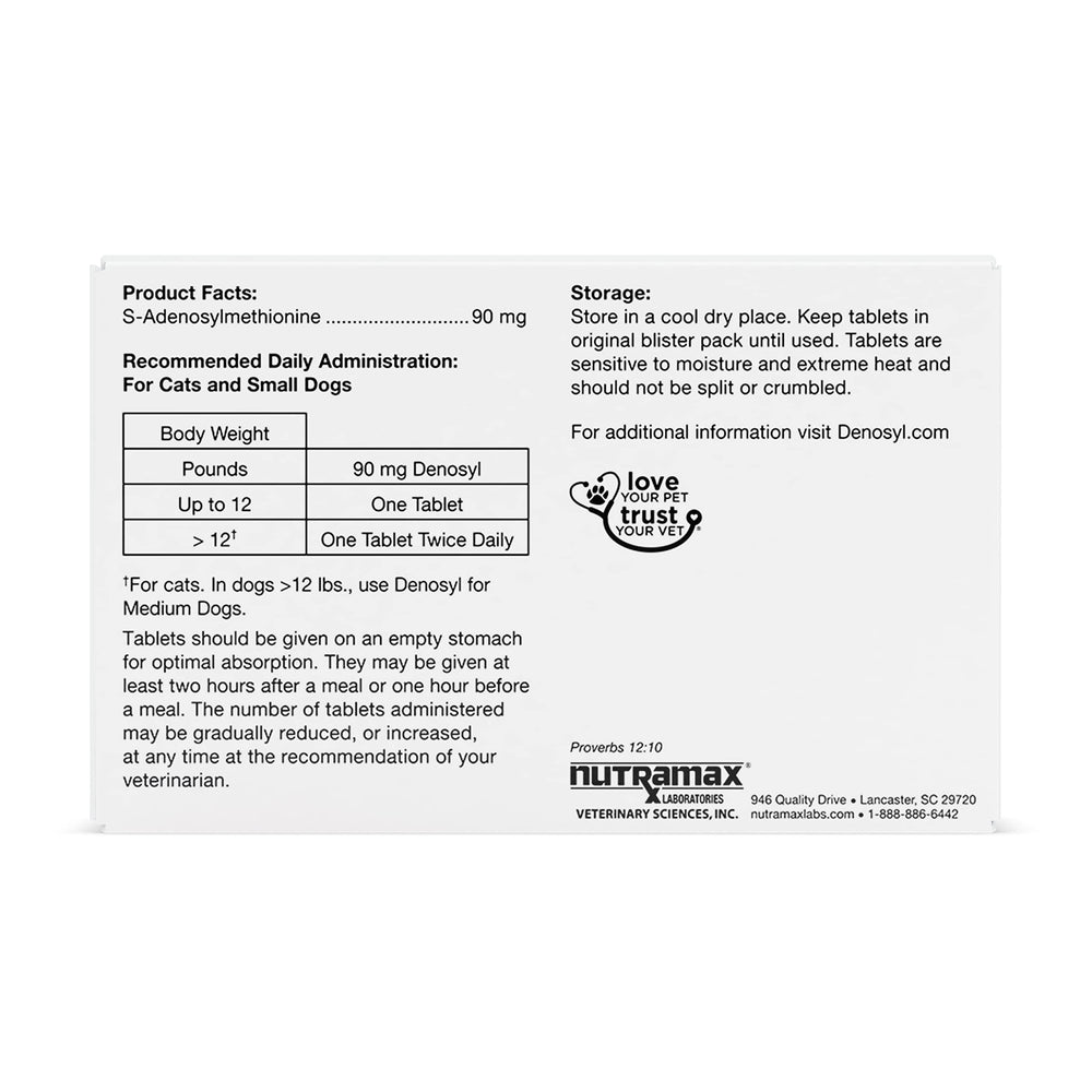 Nutramax Denosyl assortiment de comprimés pour administration facile