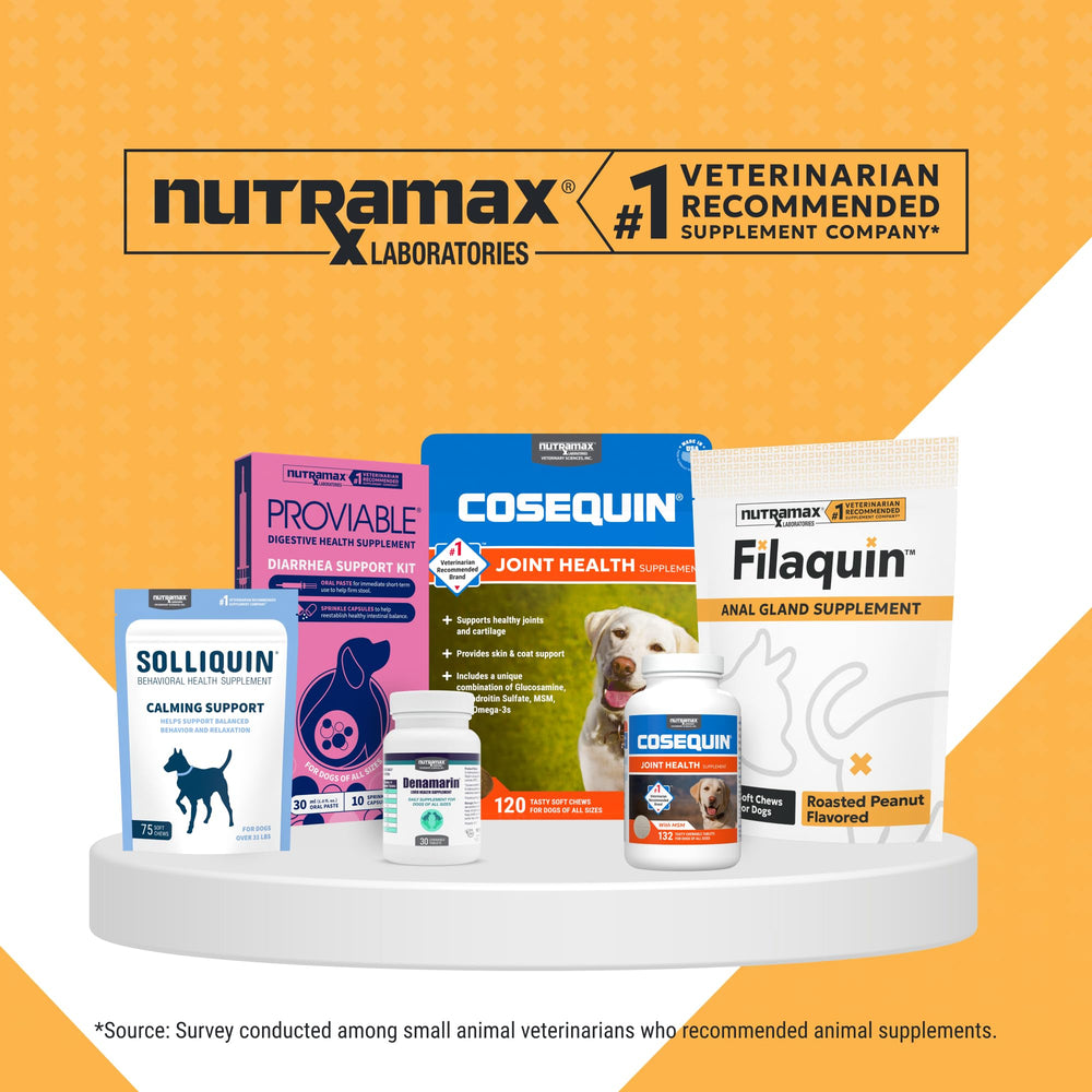 Nutramax Filaquin packaging 90ct côté présentant quantité économique