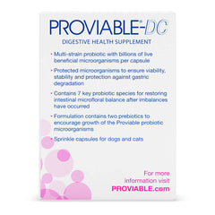 Nutramax Proviable poudre saupoudrée sur nourriture de chiot pour acceptation facile