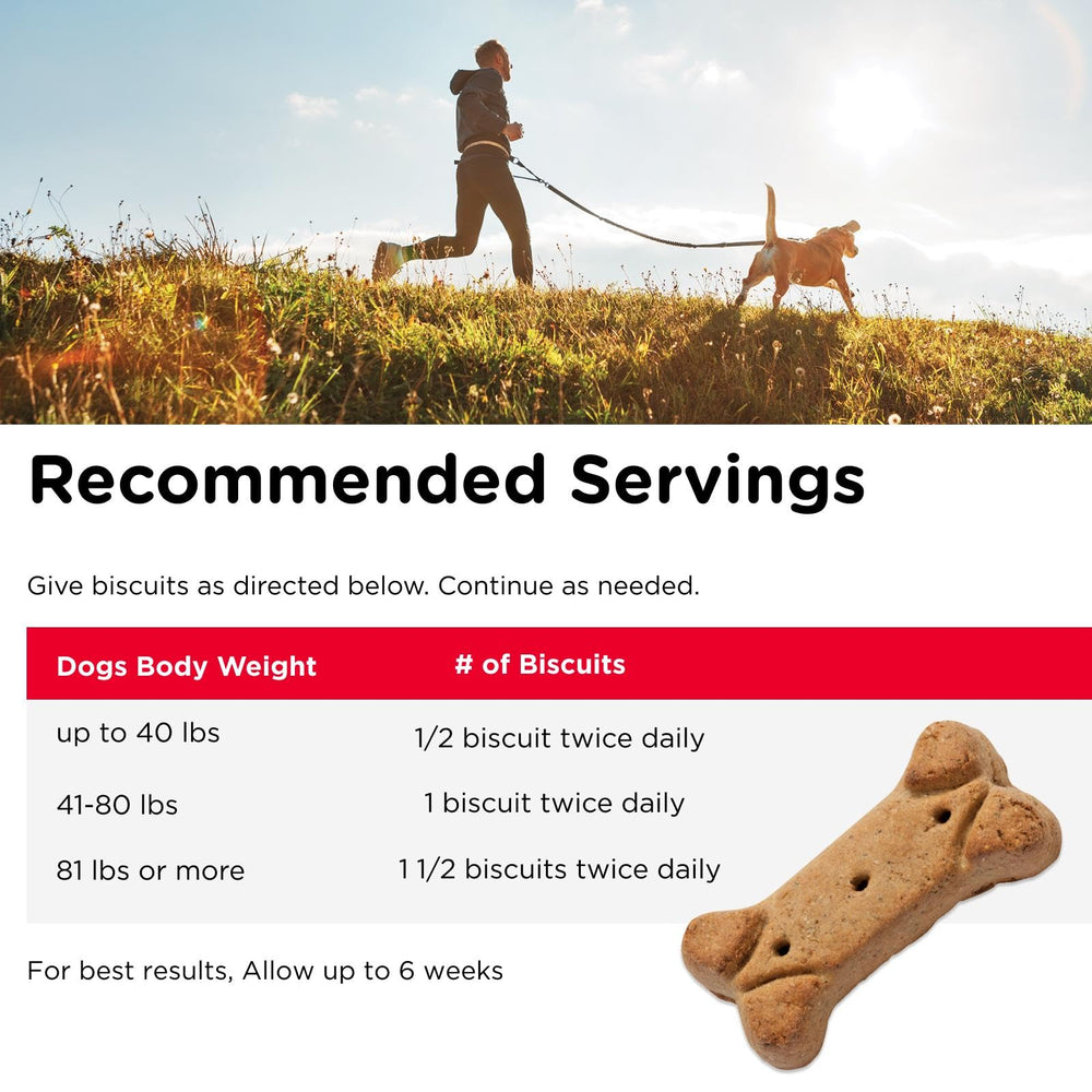 Nutri-Vet biscuit utilisé comme récompense après exercice pour mobilité