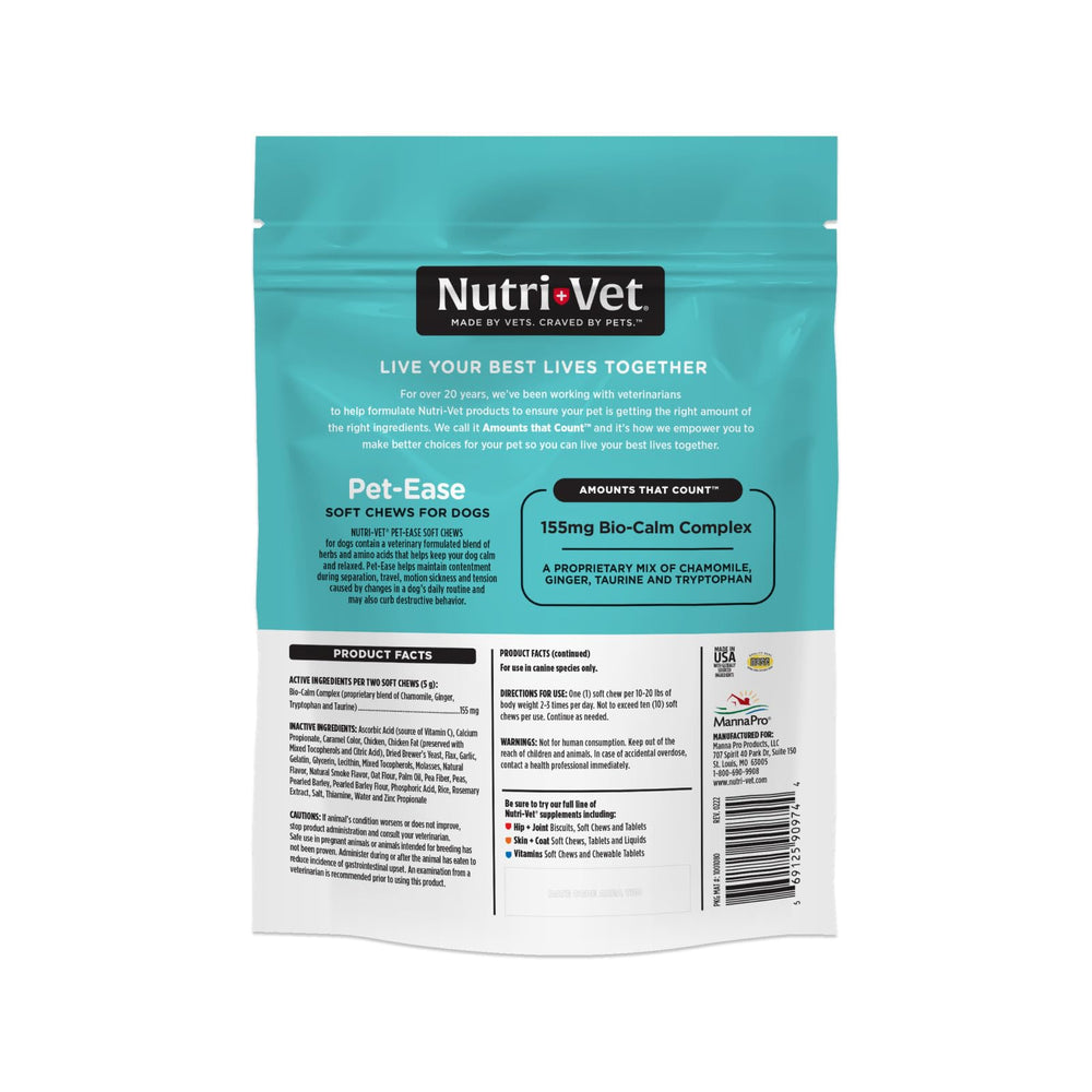 Nutri-Vet chews utilisés en voiture pour réduire le mal des transports