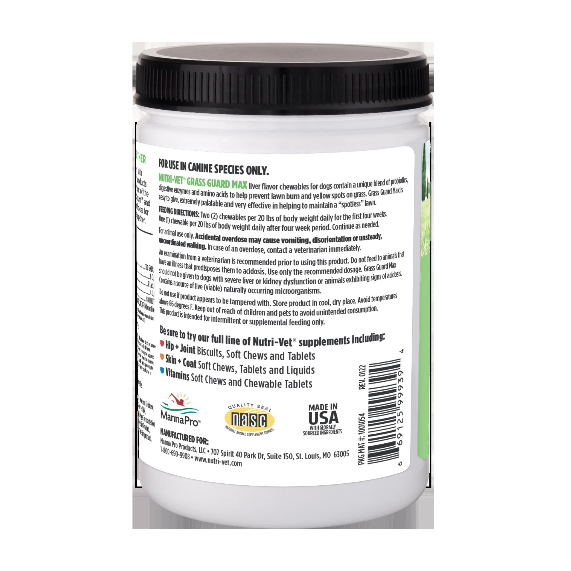 Nutri-Vet étiquette avec informations nutritionnelles pour choix éclairé