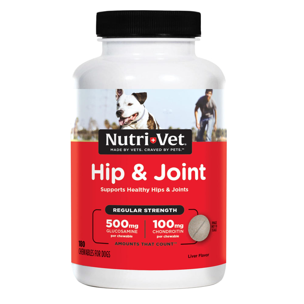 Nutri-Vet pot de 180 comprimés face, facilite administration quotidienne