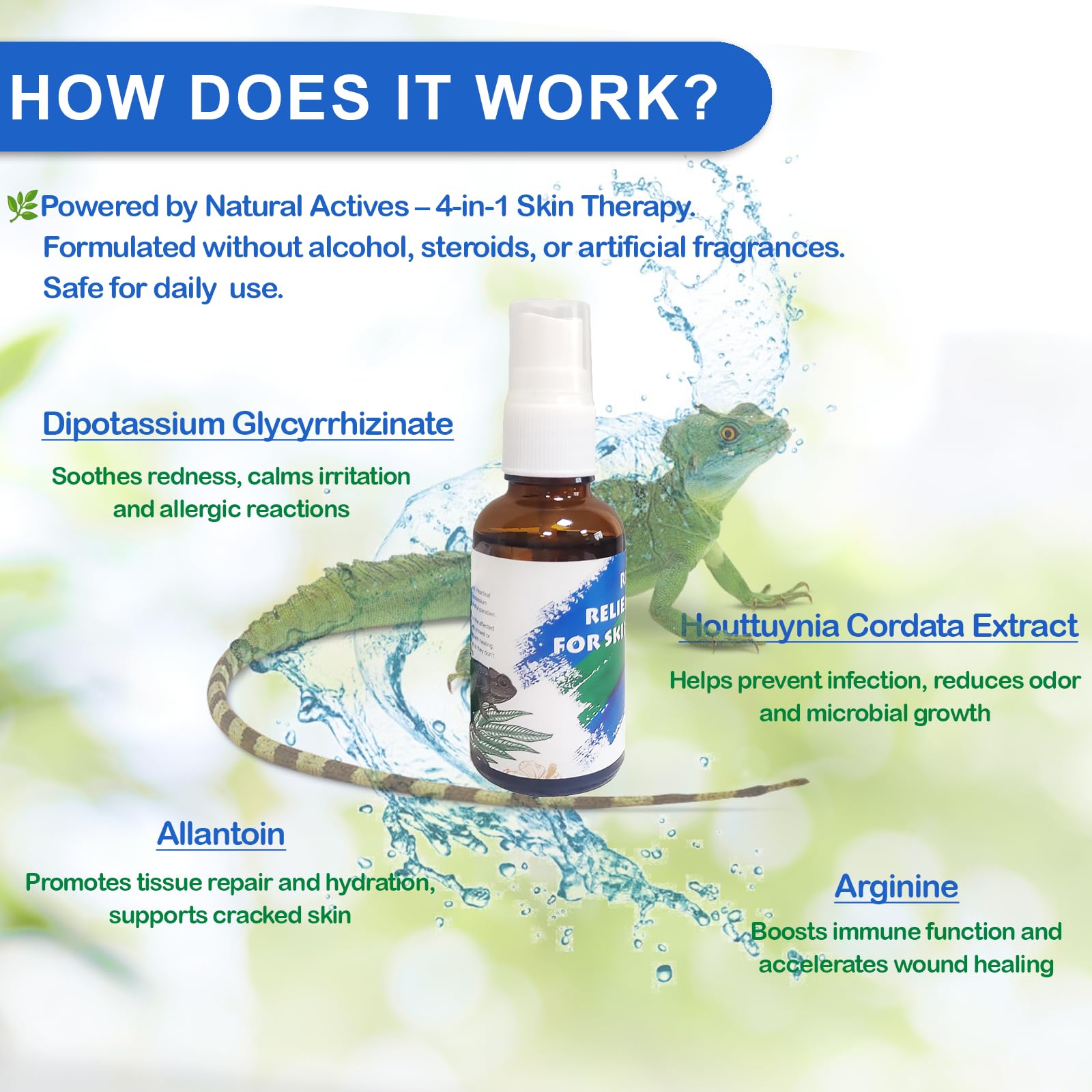 NUTRIARISE texture liquide légère montrant absorption rapide apaisante