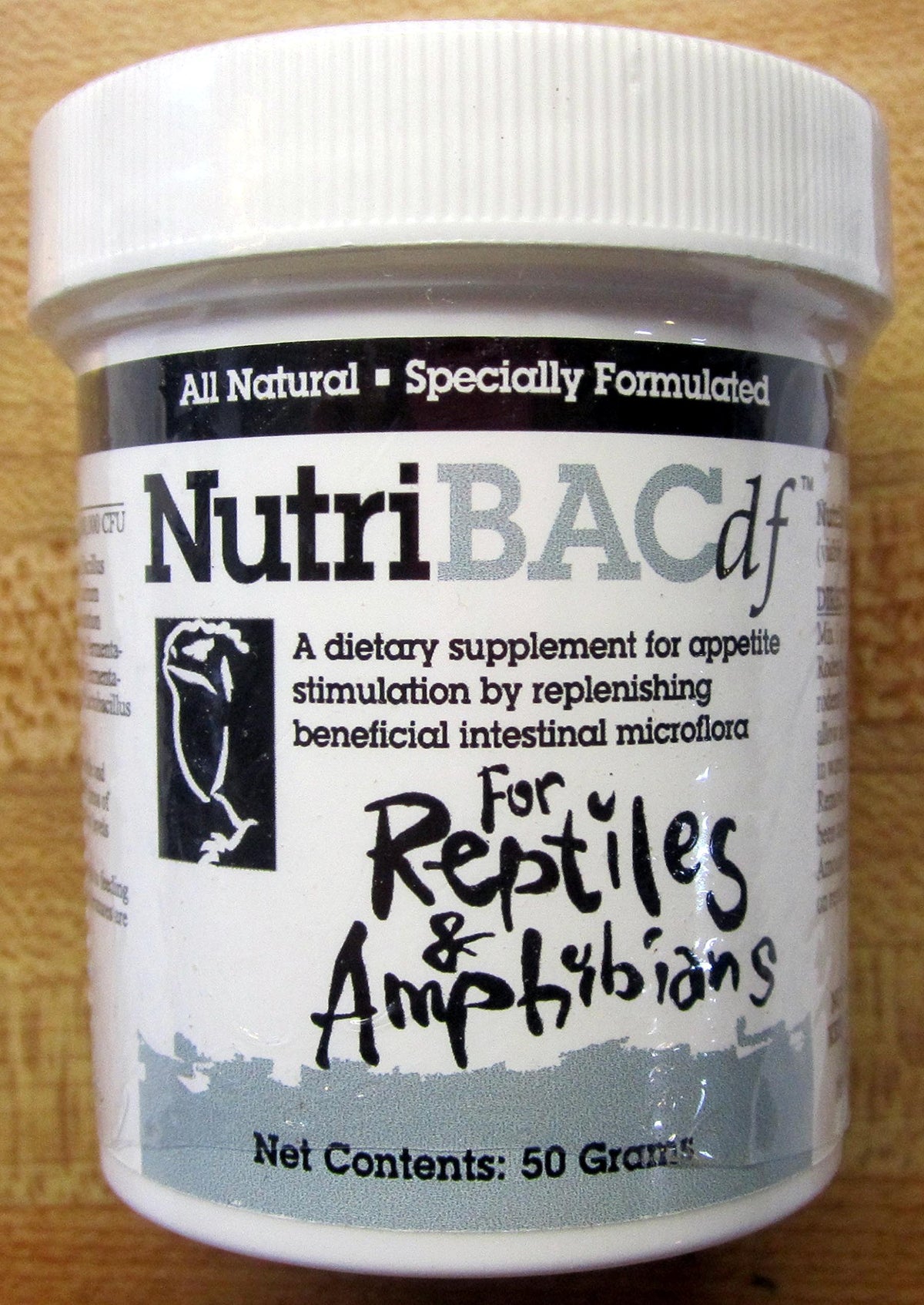 NutriBAC emballage avant montrant le produit 50 g et bénéfice pour appétit