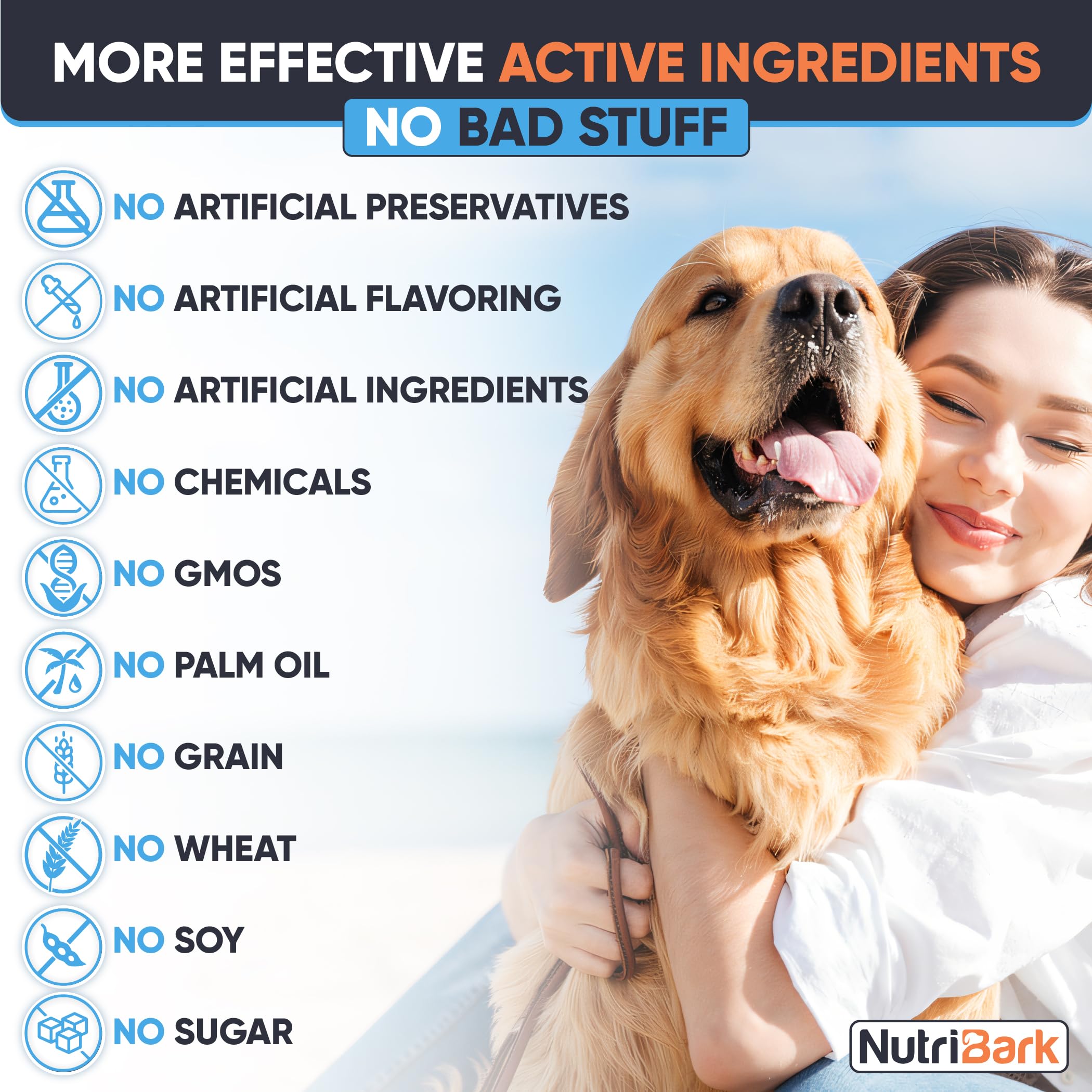 Nutribark chien recevant une friandise montrant acceptation facile