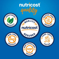 Nutricost gouttes en main illustrant un dosage simple et flexible