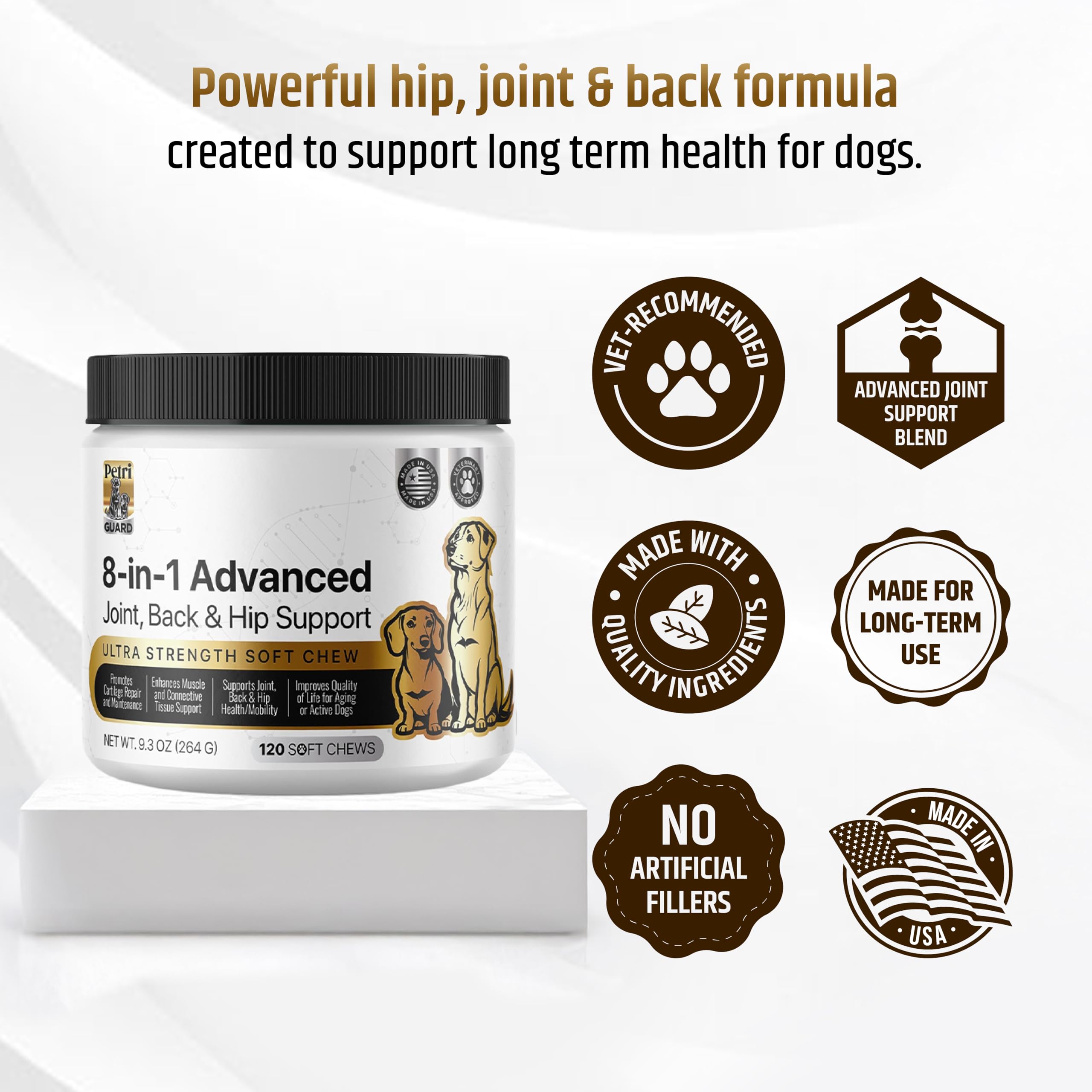 Nutrimend IQ scène de vie promenade montrant chien mobile et confort retrouvé