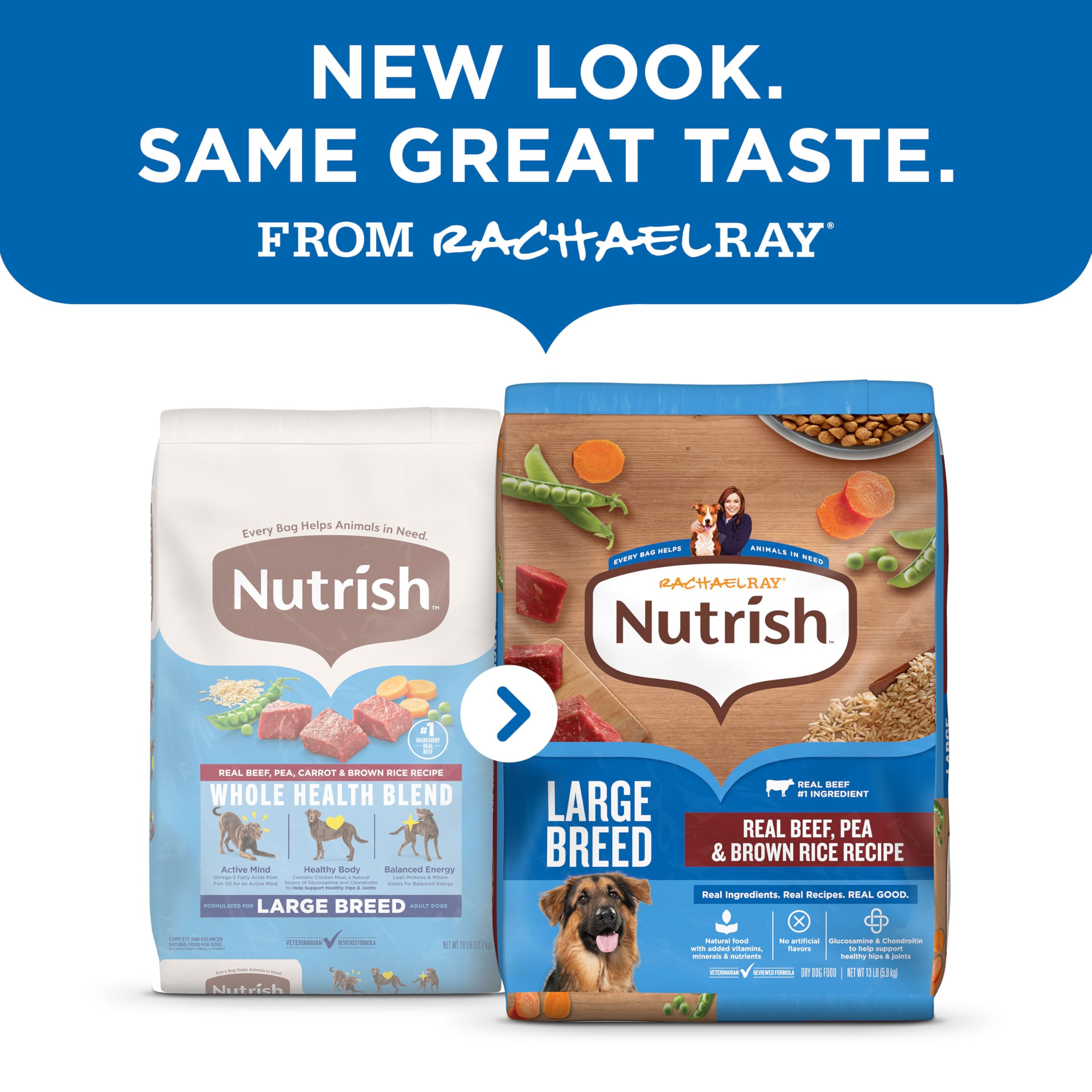 Nutrish zoom sur croquette montrant texture et appétence élevée