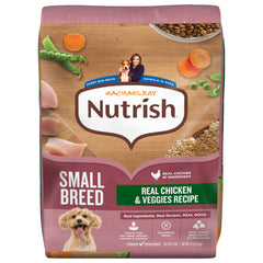 Nutrish devant du sac montrant l’emballage et l’appât visuel