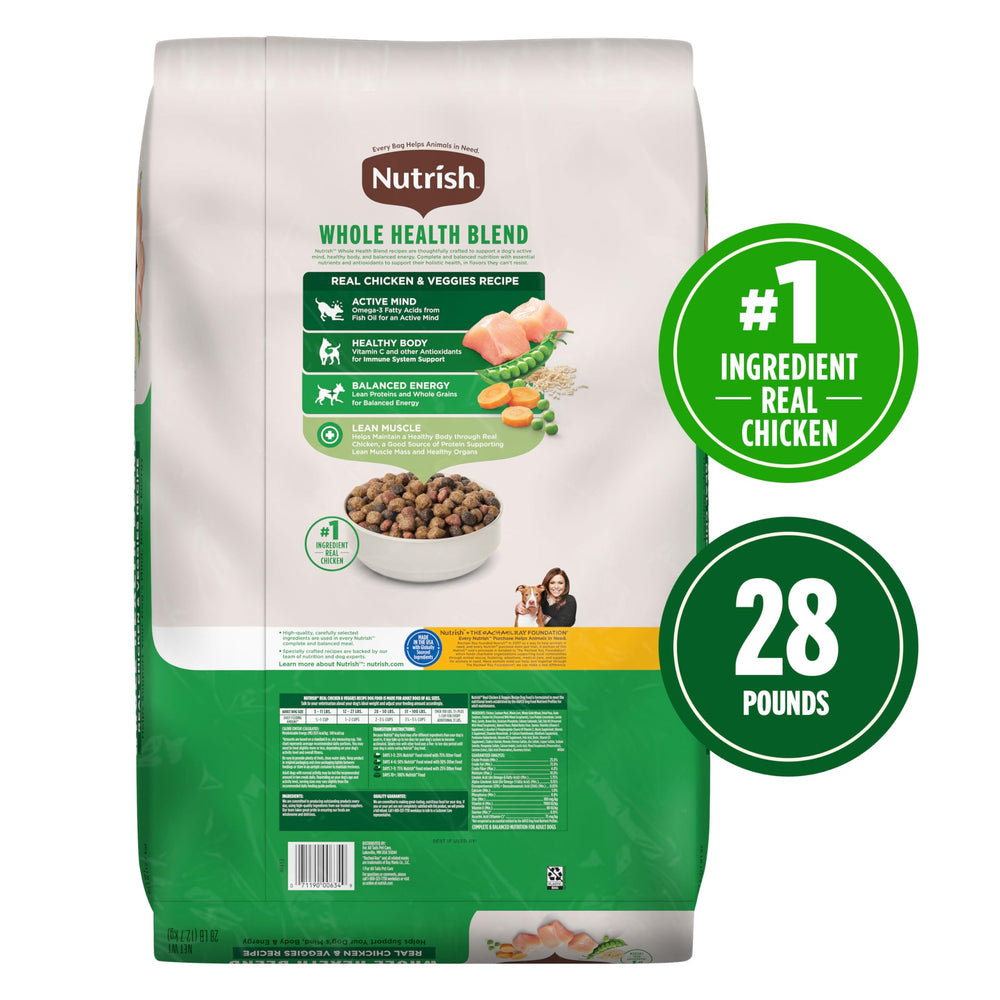 Nutrish texture des croquettes en gros plan, appétence et consistance nette