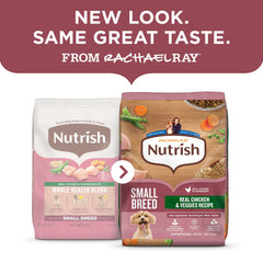 Nutrish gros plan sur croquettes petites qui favorisent mastication facile
