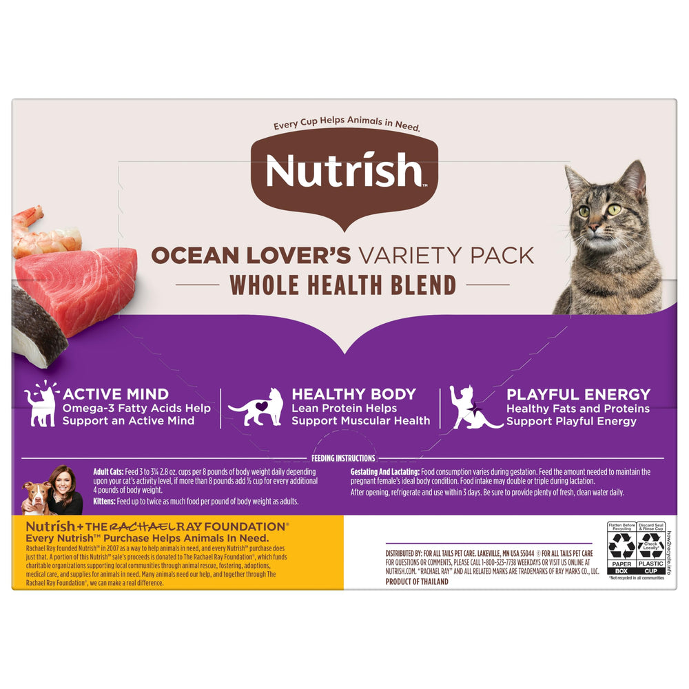 Nutrish ingrédients poisson et poulet illustrant protéines principales